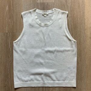 COS White Sleeveless Sweater